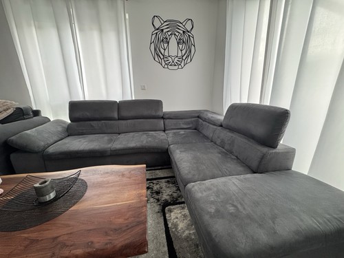 Ecksofa anthrazit top - anthrazit,