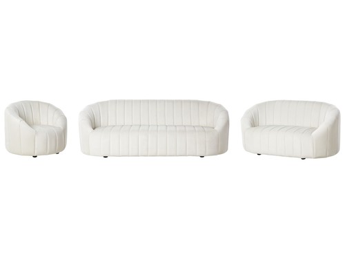 Sofa set teilig samt weiß - sofa, 3-teilig