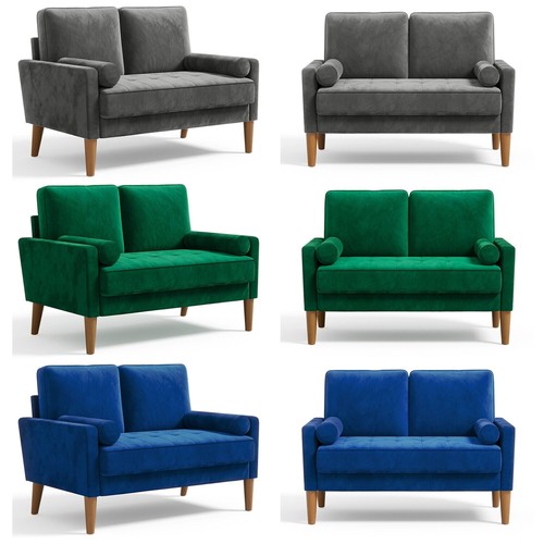 Couch sitzer samt kleines - sitzer,,
