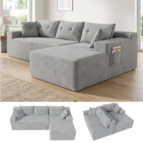 Ecksofa form cord modulares - ecksofa, l-form