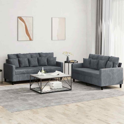 Tlg sofagarnitur mit kissen - 2-tlg.,