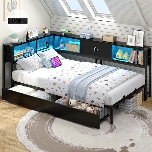 Schlafsofa 90x200 eckbett - schlafsofa, mit