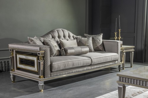 Silber grau sofa - grau,