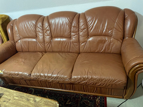 Sitzer ledersofa braun - ledersofa,