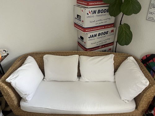 Sitzer rattan sofa 180x80x70 - rattan,